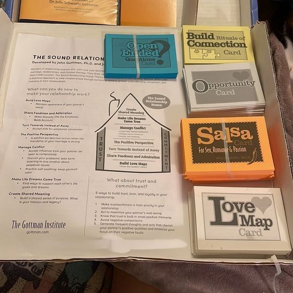 NEW IN BOX THE ART & SCIENCE OF LOVE GOTTMAN INSTITUTE WEEKEND WORKSHOP KIT DVD - Picture 2 of 9